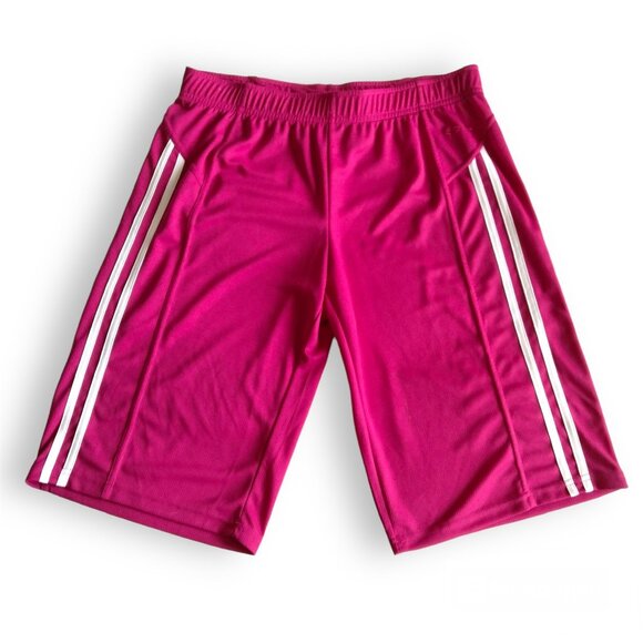 C9 by Champion Bright Pink UNISEX MEDIUM Long Athletic Shorts NWOT - Picture 1 of 7